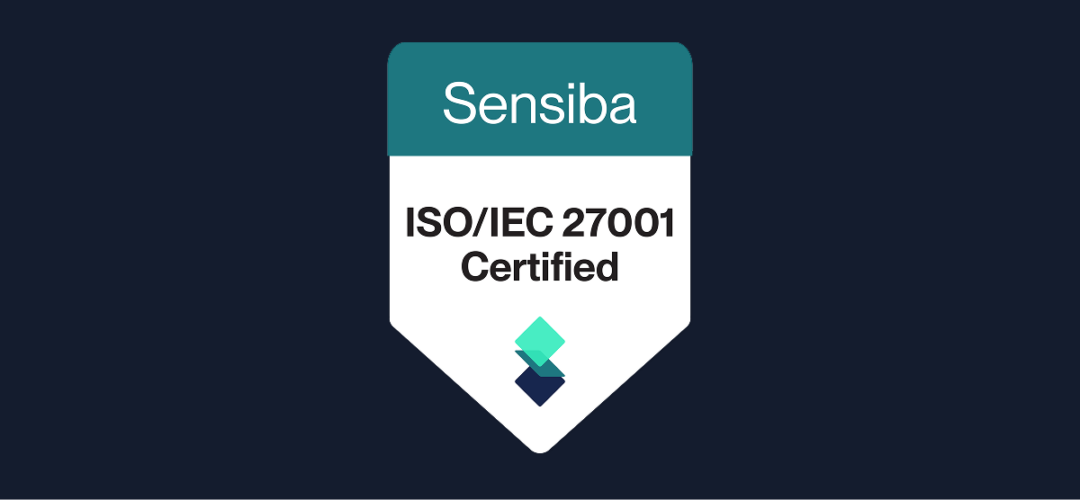 Featured · ISO 27001 · Sensiba Badge