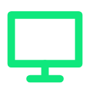 Computer monitor icon