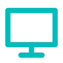 Computer monitor icon