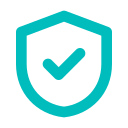Shield with a tick icon