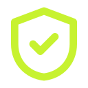 Shield with a tick icon
